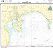 NOAA Chart 18428 Oak and Crescent Harbors NOAA
