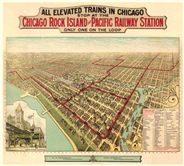 Chicago Illinois 1897 Antique Map Replica