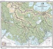 New Orleans to Calcasieu River Gulf Coast Nautical Chart East Section 11352