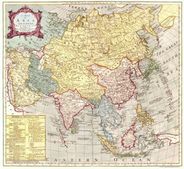 Antique Map of Asia 1700's