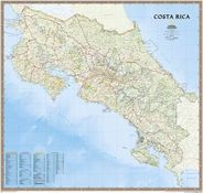 Costa Rica Wall Map Poster National Geographic