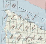 Cape Flattery Area Index Map for USGS 1 to 24K Topographic Maps