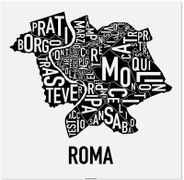 Rome Neighborhoods Graphic by Ork