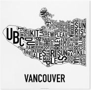 Vancouver Neighborhoods Graphic by Ork