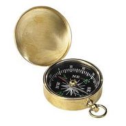Replica Brass Pocket Compass
