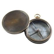 Replica Antique Victorian Trails Compass Bronze