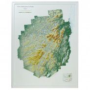 Adirondack National Park Raised Relief Map