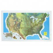United States Raised Relief 3D Wall Map