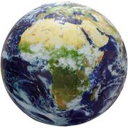 Inflatable World Globe - Satellite View
