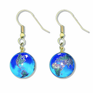 Earth Earrings Jewelry Satellite