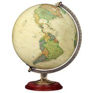 Adams Illuminated World Globe 12"