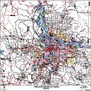 Portland ZIP Code Map, Metro Area