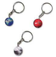Earth & Moon Keychains