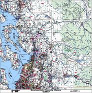 Snohomish County Zipcode Wall Map Kroll Paper or Laminated