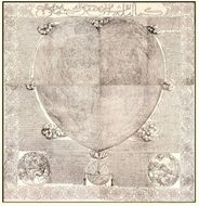 World 1559 Antique Map Replica