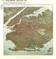 Brooklyn New York 1908 Antique Map Replica