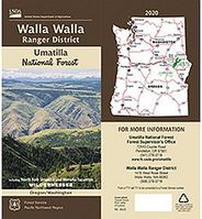 Walla Walla Ranger District National Forest Map 