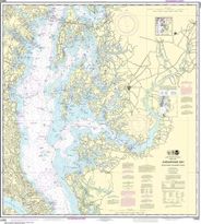 Nautical Chart 12263 Chesapeake Bay Cove Point to Sandy Point