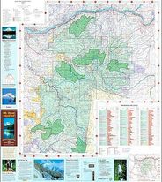 Mt Hood National Forest Map Topo 