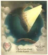 Florida 1898 Antique Map Replica
