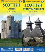 Scotland Castles Whisky Travel Map ITMB