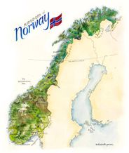Norway Watercolor by Elizabeth Person