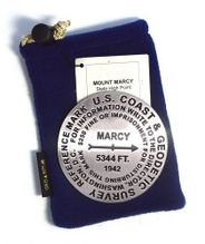Mt Marcy Benchmark Medallion
