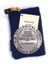 Grand Teton Benchmark Medallion