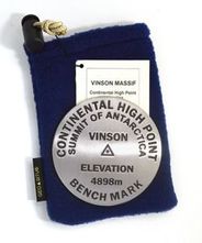 Vinson Massif Benchmark Survey Medallion