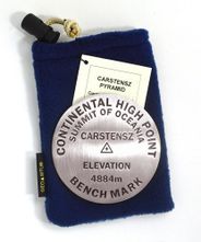 Carstensz Pyramid Survey Benchmark Medallion