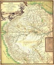 Colombia 1796 Antique Map Replica