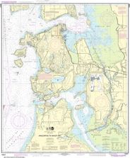 NOAA Chart 18427 Anacortes to Skagit Bay NOAA
