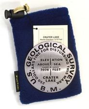 Crater Lake Benchmark Survey Medallion