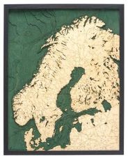 Scandinavia Woodchart