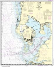 Nautical Chart 11412 Tampa Bay and St Joseph Sound