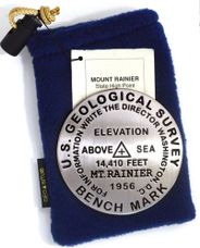 Mt. Rainier Benchmark Medallion