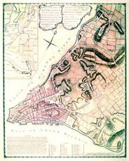 New York 1766 Antique Vintage Replica Map