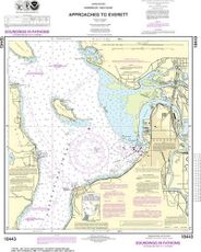 NOAA Chart 18443 - Approaches to Everett