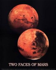 Mars Poster: The Two Faces of Mars