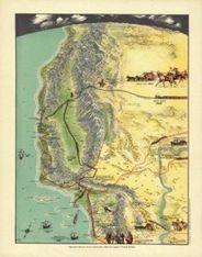 Los Angeles California 1929 Antique Map Replica