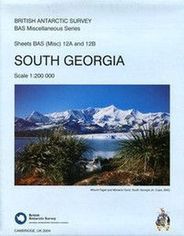 British Arctic Survey South Georgia Topo Map