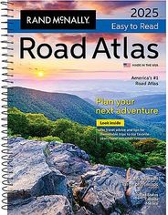 2025 Road Atlas of the United States by Rand McNally Spiral Bound Mid Size - Cover