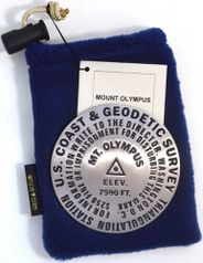 Mt Olympus Benchmark Survey Medallion