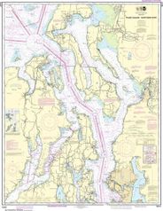 Nautical Chart 18441 - Puget Sound, Northern