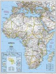 Africa Classic Wall Map National Geographic