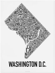 Washington DC Neighborhood Map
