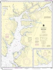 Nautical Chart 17422 Behm Canal West NOAA