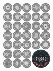 Hockey Arenas Scratch Off Wall Chart