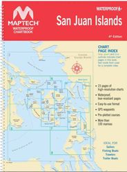 San Juan Islands Nautical Chart Book Spiral Bound MapTech