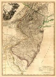 New Jersey 1778 Antique Map Replica